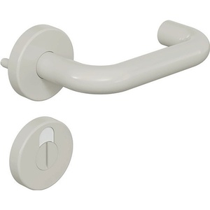 HEWI 111R02.130 Kit de rosettes en plastique en forme de U pour tringles à rideaux, rails et accessoires 97 Din Gauche/Droite D/D pour les deux côtés - Product Image 1