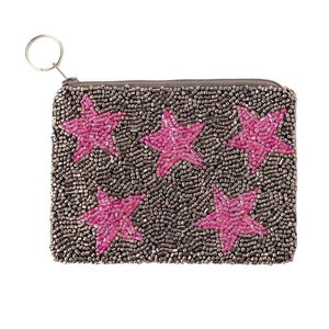 Porte-monnaie miniature en broderie à la main avec des perles, sac à fermeture éclair, pour femmes et filles, par MD HANDICRAFTS - Product Image 2