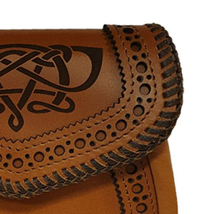 Top Quality PU Leather Kilt Sporrans In Plain Design High Quality Custom Printed Leather Sporrans For <b>Wedding</b> - Product Image 5