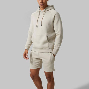 Conjunto de Pantalones Cortos y Chaqueta Cortavientos de Verano para Hombre, Nuevo, Más Vendido, Talla Grande, Impermeable, Dos Piezas, Sudadera con Capucha y Pantalones Cortos - Product Image 1