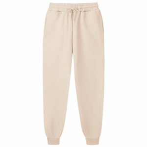 Pantalon de survêtement épais et chaud pour femmes, bleu, rouge, couleur bloquée, coupe ajustée, avec taille élastique, logo personnalisé et design, OEM - Product Image 2