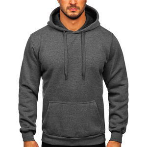 2025 hiver personnalisé 400-600 GSM poids lourd pull à capuche hommes 100% coton éponge polaire sweat capuche grande taille avec bouffée - Product Image 1