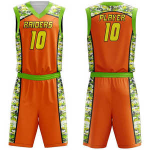 Uniformes de baloncesto de camuflaje reversibles personalizados-diseños sublimados al por mayor, las mejores camisetas de baloncesto - Product Image 1
