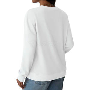 Las sudaderas más vendidas, sudaderas ajustadas para mujer, sudadera blanca cómoda para mujer - Product Image 6