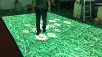 Eagerled P2.5 P3.9 IP65 Éclairage de scène interactif magnétique 3D pour fêtes, mariage, lumière LED, piste de danse LED