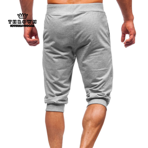 Pantalones Cortos de Verano para Hombre, Casuales, de Alta Calidad, de Algodón, con Cierre de Cremallera, Lisos, Teñidos, Ecológicos, Transpirables, Estilo Urbano - Product Image 2