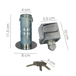 Mortise <b>Padlock</b> Flat Key C-2 Male - Product Image 2
