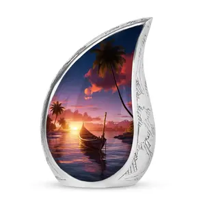 Abrazando la Eternidad con un Atardecer Tropical, una Urna Funeraria Apreciada - Product Image 1
