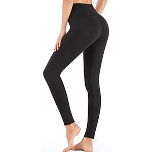 Legging de fitness pour femme en maille respirante de haute qualité, taille mi-haute, logo personnalisable, différentes tailles, fabrication pakistanaise, sans couture - Product Image 2