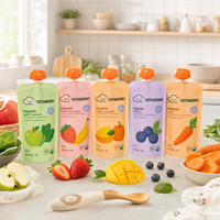Pochette à bec verseur haute barrière avec bouchon à vis pour l'emballage de jus et de smoothies