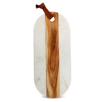 Planche à découper en bois de marbre de haute qualité Design artisanal indien unique Produit de cuisine décoratif pour la maison écologique