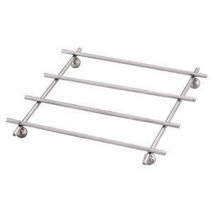 Résistance à la chaleur de forme ovale de luxe de dessous de plat tissé par style classique fait à la main de tuyau d'acier inoxydable pour des plats chauds de pot et de casserole - Product Image 1