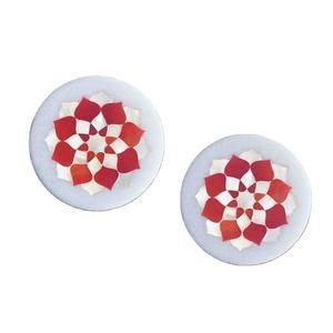 ชุดถาดรองแก้วเปลือกหอยมุกระดับพรีเมี่ยมสำหรับโรงแรมและร้านอาหารสำหรับตกแต่งโต๊ะ - Product Image 1