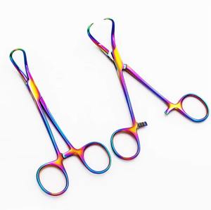 Pinzas de Sujeción Backhaus Manuales de Acero Inoxidable, Instrumento de Sujeción Quirúrgica para Uso Médico, Reutilizables HERMANN - Product Image 6