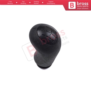 BSP554 5 Speed Gear Shift Stick Knob Black For Clio MK3 Scenic Kangoo Megane Laguna MK2 Sandero Logan <b>Duster</b> Dokker 8200379950 - Product Image 4