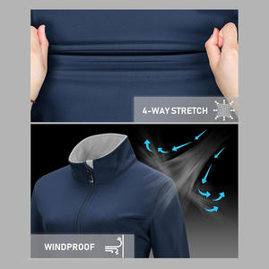 Veste coupe-vent softshell avec logo personnalisé pour femmes, légère, respirante et imperméable, pour activités de plein air, équipement de moto - Product Image 6