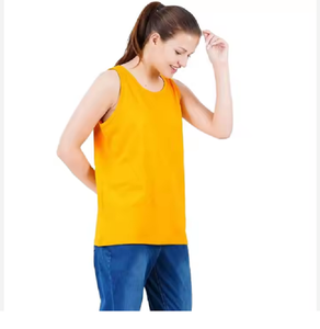 Débardeur en coton de haute qualité pour femmes haut court de fitness imprimé personnalisé vêtements décontractés respirants de BD - Product Image 1