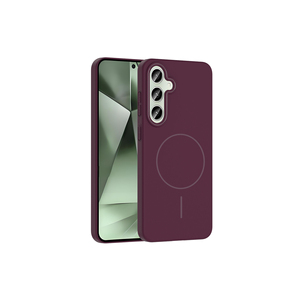 Coque en silicone compatible MagSafe Netzy SAFA Ruby Series pour Samsung Galaxy S24 FE, protection arrière pour téléphone portable - Product Image 1