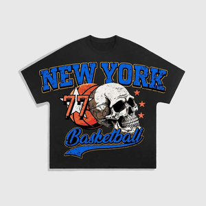 เสื้อยืดผู้ชายมาใหม่เสื้อครอปพอดีตัวโลโก้ DTG ผ้าฝ้าย100% เฮฟวีเวต - Product Image 1