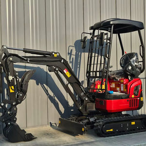 Mini-excavatrice hydraulique Huade de 2 tonnes avec système de pilotage pour travaux de construction, type chenille mobile - Product Image 1