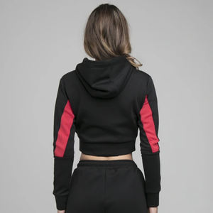 Sweats à capuche courts pour femmes 2025 - Vente en gros - Respirant - Manches longues - Surdimensionné - Sweats à capuche en coton personnalisés pour femmes - Product Image 3