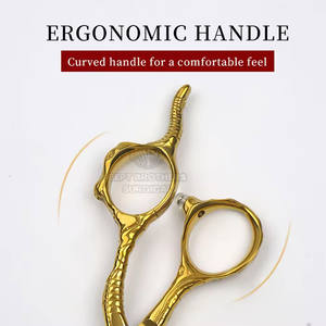 Ciseaux de coiffure en acier inoxydable de qualité supérieure Ciseaux de coiffure pour la coupe de cheveux vente en ligne en usine - Product Image 5
