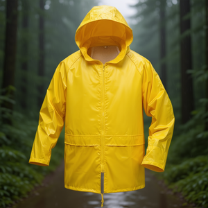 Veste de pluie jaune CRAFTLAND Herning, élégante et fonctionnelle pour la protection contre les intempéries - Product Image 3