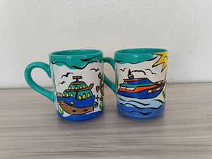 DAFNI BIG PAZAR Taza de Cerámica con Relieve 3D Personalizada, Hecha a Mano, Pintada a Mano, con Diseño de Frutas, Apta para Lavavajillas, Caja de Regalo, Estambul - Product Image 4