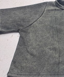 Haute qualité grande taille personnalisé imprimé surdimensionné coton T-Shirt hommes en détresse lavage à l'acide conception goutte épaule respirant Jersey - Product Image 4