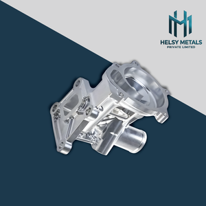 Composant à bride multi-axes en alliage d'aluminium VMC, haute résistance, avec ports cylindriques de précision pour le contrôle des fluides - Product Image 2