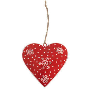 Best Quality Red <b>Heart</b> Easter <b>Hanging</b> Decoration Metal Snowflake Christmas Decorative for Festive Season - Product Image 1
