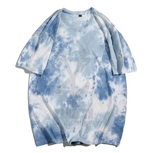 T-shirts surdimensionnés pour hommes à motif uni, vente en gros, 220 grammes, tissu tricoté, service OEM - Product Image 6