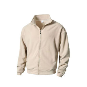 Nueva Sudadera con capucha de lana gruesa con cremallera 100% algodón para hombres Otoño Invierno deportes Fitness - Product Image 3