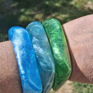 Pulseras y Brazaletes de Resina para Mujer, Nueva Colección, Joyería Estilo Ángel para Fiestas y Bodas, Alta Calidad - Product Image 1