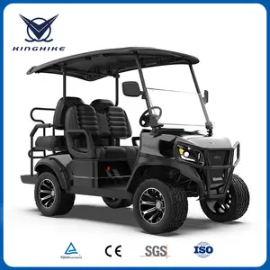 Lifted Electric Golf Cart Electric Golf Carts For Outings New Design 2+2 Seats Black Atv/utv Parts Accessories CE 48V 3 - 4