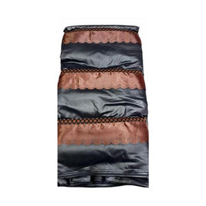 Meilleur design 100% coton dentelle tissu uni teint coupe travail de fournisseur indien imperméable brodé pour les mariages - Product Image 6