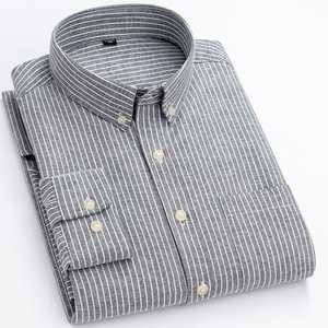 Autumn Formal Professional Work <b>Shirt</b> <b>Men's</b> <b>White</b> Twill Slim Fit Dress <b>Shirt</b> <b>Long</b> <b>Sleeve</b> Non-Iron Business Casual <b>Men's</b> - Product Image 3