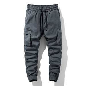 Pantalon de jogging pour hommes de haute qualité pantalon de survêtement personnalisé de qualité supérieure avec poches haut coton polyester motif droit lavage coloré - Product Image 3