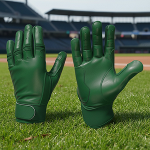 Guantes de Bateo de Béisbol Personalizados de Alta Calidad, Fabricante Profesional, Color Sólido, Cómodos, de Cuero Suave, Logotipo Personalizado - Product Image 1