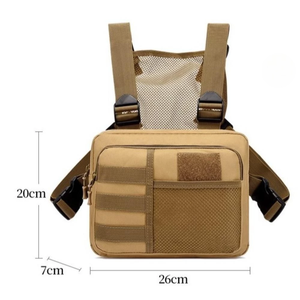 Harnais de poitrine radio double, support de radio Molle pour talkie-walkie bidirectionnel en provenance du Vietnam - Product Image 4