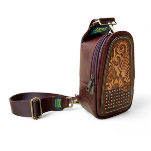 กระเป๋าสะพายคาดอกหนังสำหรับทุกเพศ, กระเป๋าคาดอกกระเป๋าคาดอกกระเป๋าคาดเอว - Product Image 3