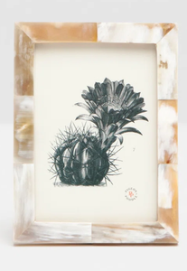 Cadre photo en os à texture de corne naturelle avec design en métal rustique vintage pour une décoration intérieure personnalisable en plusieurs tailles - Product Image 4