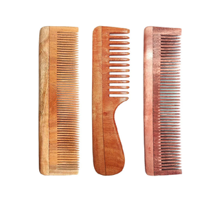 Handcrafted Neem Wood <b>Wide</b> Tooth <b>Comb</b> | Gentle Detangling for Stronger Hair | Natural Scalp & Hair Health from india - Product Image 6