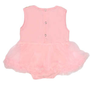 ชุดรอมเปอร์เด็กแรกเกิดแบบมีระบาย - สีชมพู - Product Image 2