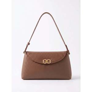 Sac fourre-tout décontracté avec fermeture à rabat et décoration chaîne en cuir véritable - Fabriqué à la main en Italie pour femmes - Product Image 6