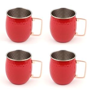 Prix bas Moscou Mule Cuivre Tasse Indien Fabriqué À La Main Russe Cuivre Tasse À Café Avec Poignée En Laiton Tasse En Cuivre - Product Image 6
