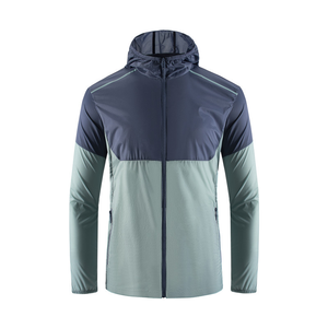 Veste d'extérieur de haute qualité en gros coupe-vent blazer décontracté de course imperméable personnalisé pour les hommes léger et respirant - Product Image 1