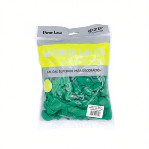 Palloncini in Lattice Verde Scuro per Feste, 12cm, Confezione da 100 Pezzi, Decorazione - Product Image 2