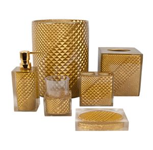 Juego de Baño Metálico Moderno para una Organización de Baño Limpia e Higiénica con Componentes Metálicos Duraderos - Product Image 3