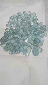 Pierre d'aigue-marine naturelle de haute qualité ovale aigue-marine couleur bleue pierre d'aigue-marine en gros pour la fabrication de bijoux - Product Image 2